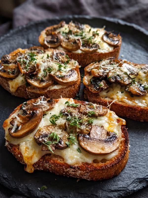 Wild Mushroom Pâté on Rye